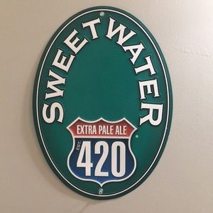 Aluminum sweet water 420 sign
